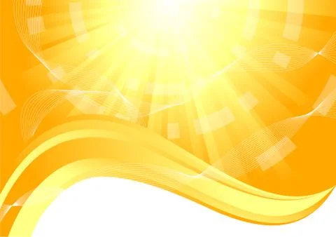 Vector sunny background Stock Illustration