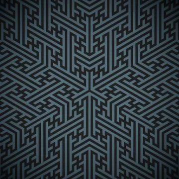 Vector swastika ornament background. Stock Illustration