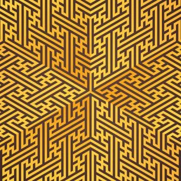 Vector swastika ornament background. Stock Illustration