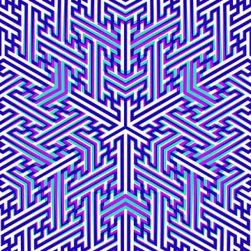 Vector swastika ornament background. Stock Illustration