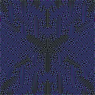 Vector swastika ornament background. Stock Illustration
