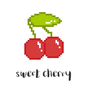 Vector sweet cherry Stock Illustration