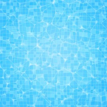 Vector swimming pool ripple water texture background Stock Illustration
