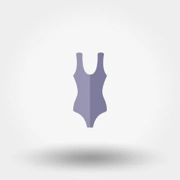Vector swimsuit icon Stock Illustration