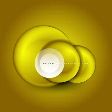 Vector swirl circle banner, 3d style abstract sphere or round shape icon or 스톡 일러스트