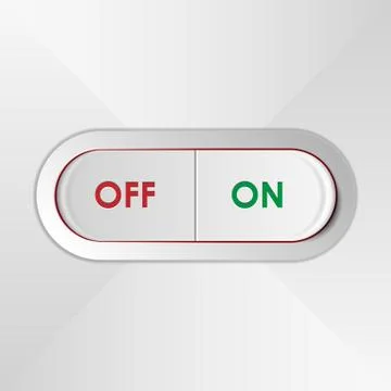 On Off Vector Switch Stock Illustration