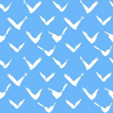 Vector swoosh pattern. Blue white brush background Illustrazione stock