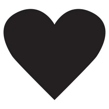 Vector symbol heart isolated. Valentines. Love Stock Illustration