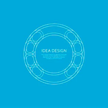 Vector symbol speech bubble and quotes Stock Illustration