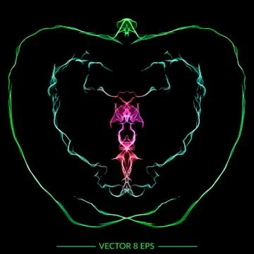 Vector symmetry figure Stock Illustration