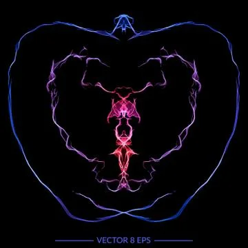 Vector symmetry figure Stock Illustration