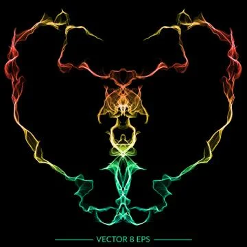 Vector symmetry figure Stock Illustration