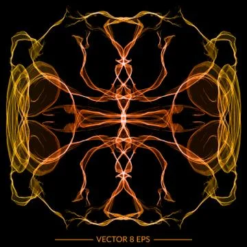 Vector symmetry figure Stock Illustration