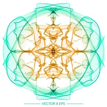 Vector symmetry figure Stock Illustration