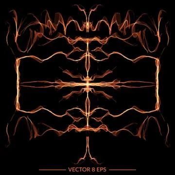Vector symmetry figure Stock Illustration