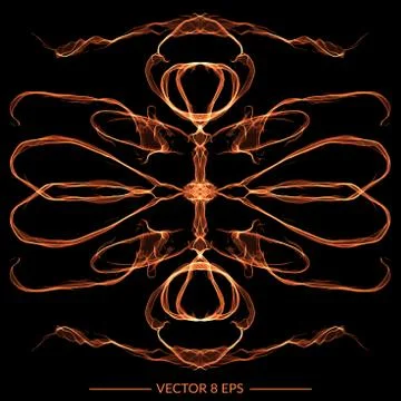 Vector symmetry figure Stock Illustration