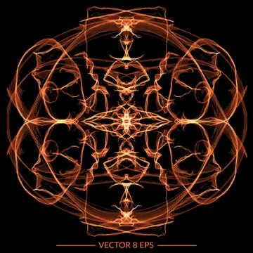 Vector symmetry figure Stock Illustration