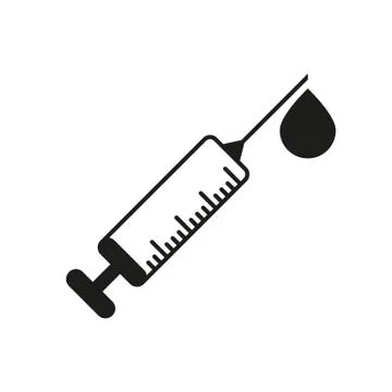 Vector syringe icon Stock Illustration