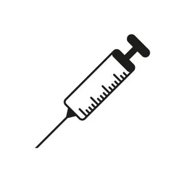 Vector syringe icons flat style Stock Illustration