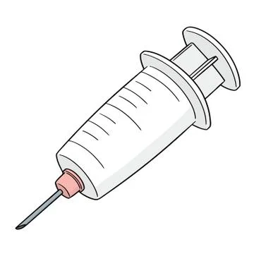 Vector of syringe Stock Illustration
