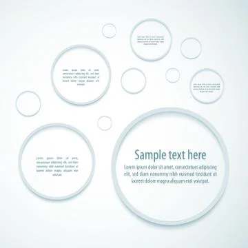 Vector system circle color, loop business Stock Illustration