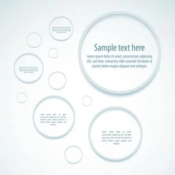 Vector system circle color, loop business Stock Illustration