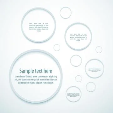 Vector system circle color, loop business Stock Illustration