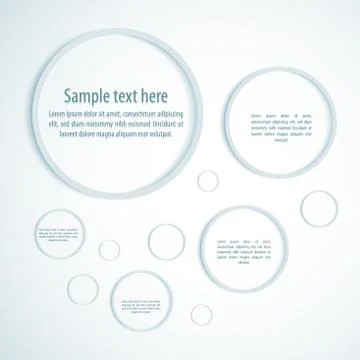 Vector system circle color, loop business Stock Illustration