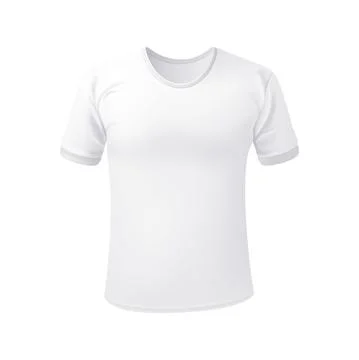 Vector t-shirt in mesh gradient style. Editable color Stock Illustration