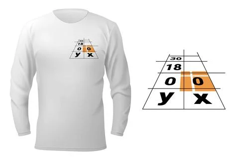 Vector table in graphic style . Editable illustration Stock Illustration