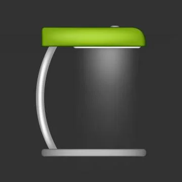 Vector Table lamp Stock Illustration