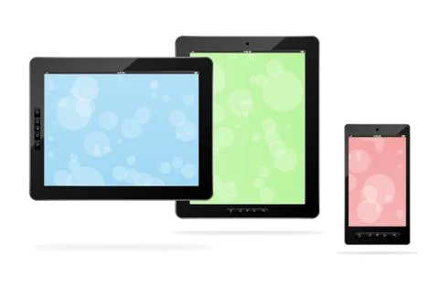 Vector tablet computer 스톡 일러스트