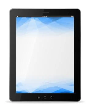 Vector tablet computer 库存插图