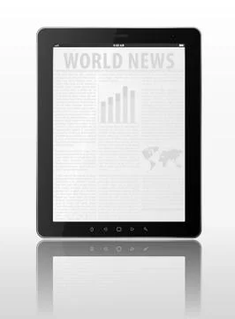 Vector tablet computer 스톡 일러스트