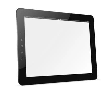 Vector tablet computer. trendy devices theme. Stock Illustration