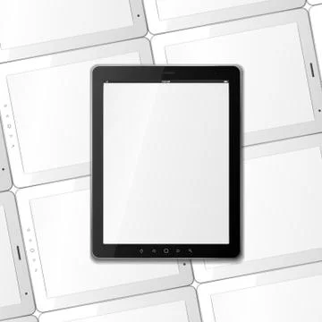 Vector tablet computers Stock Illustration