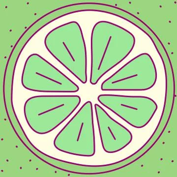 Vector tableware template cute fruit Stock Illustration