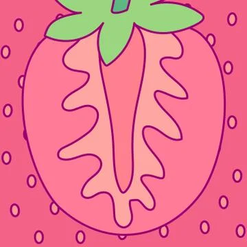 Vector tableware template cute fruit Stock Illustration