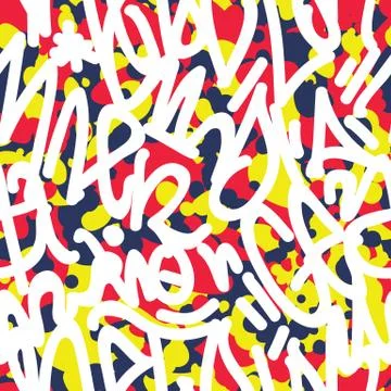 Vector tags seamless pattern Stock Illustration