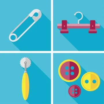 Vector tailor sing Stock Illustration