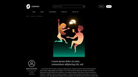 Vector talking in gradient style . Editable illustration Stock Illustration