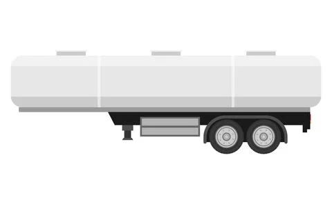 Vector tanker car isolated on white background Stock Illustration