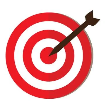 Vector Target Arrow Stock Illustration