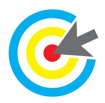 Vector Target Arrow Stock Illustration