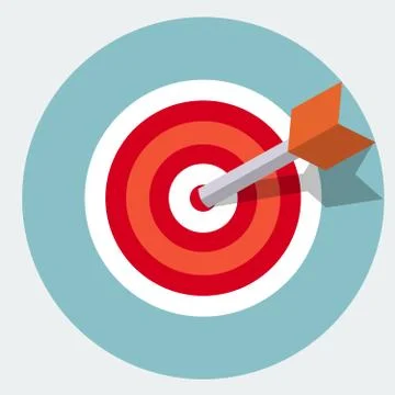 Vector target icon Stock Illustration
