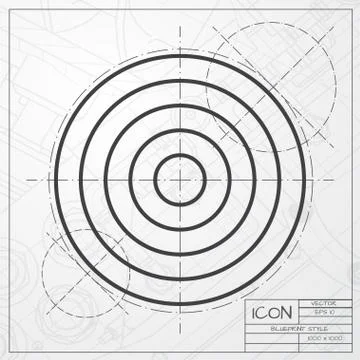 Vector target icon Stock Illustration