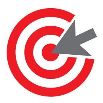 Vector target icon Stock Illustration