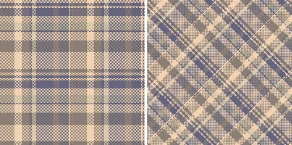 Vector tartan check of background plaid textile with a texture seamless fab.. Stock Illustration