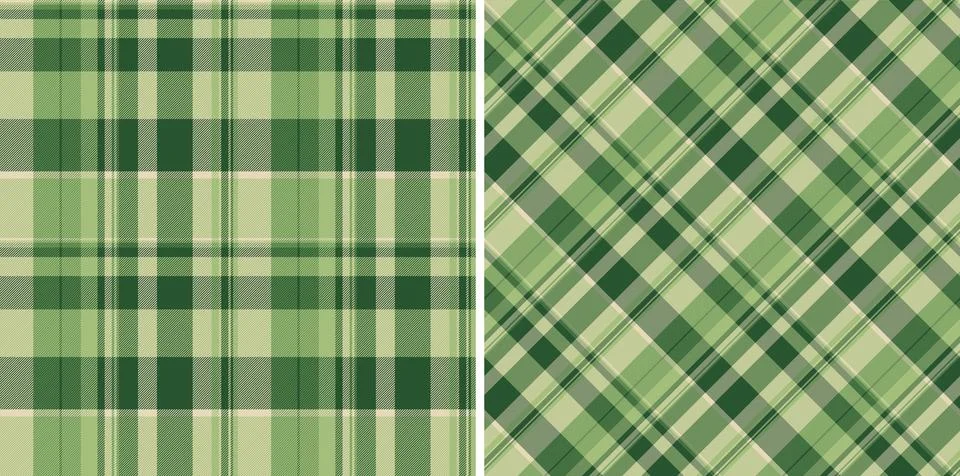 Vector tartan fabric of pattern textile texture with a seamless plaid backg.. Stock Illustration