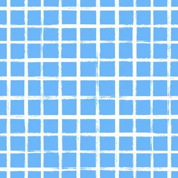 Vector tartan pattern. Blue white brush background 스톡 일러스트
